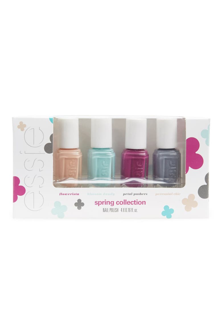 essie® 'Spring 2015' Mini Four-Pack, Alternate, color, NO COLOR