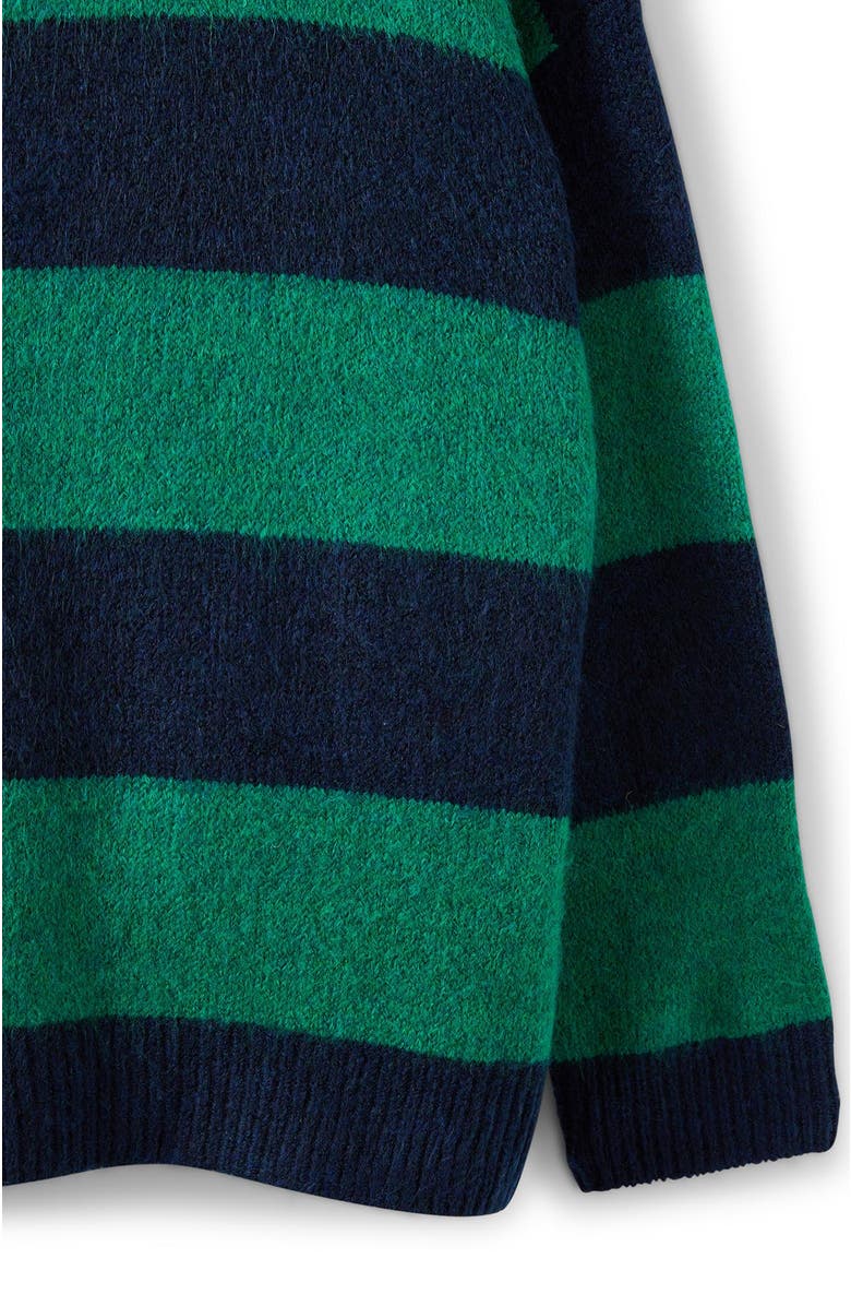 Cotton On Kids Kid's Blake Knit Crew, Alternate, color, Squid Ink Deep Mint