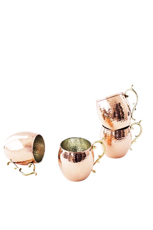 COPPERMILL KITCHEN COPPERMILL KITCHEN VINTAGE INSPIRED COPPER MOSCOW MULE MUGS 
