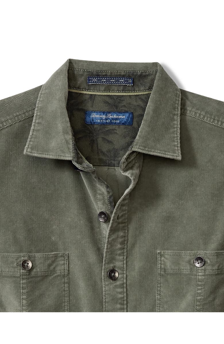 Tommy Bahama Coastline Cord Sun Fade Long Sleeve Button-Up Shirt, Alternate, color, 