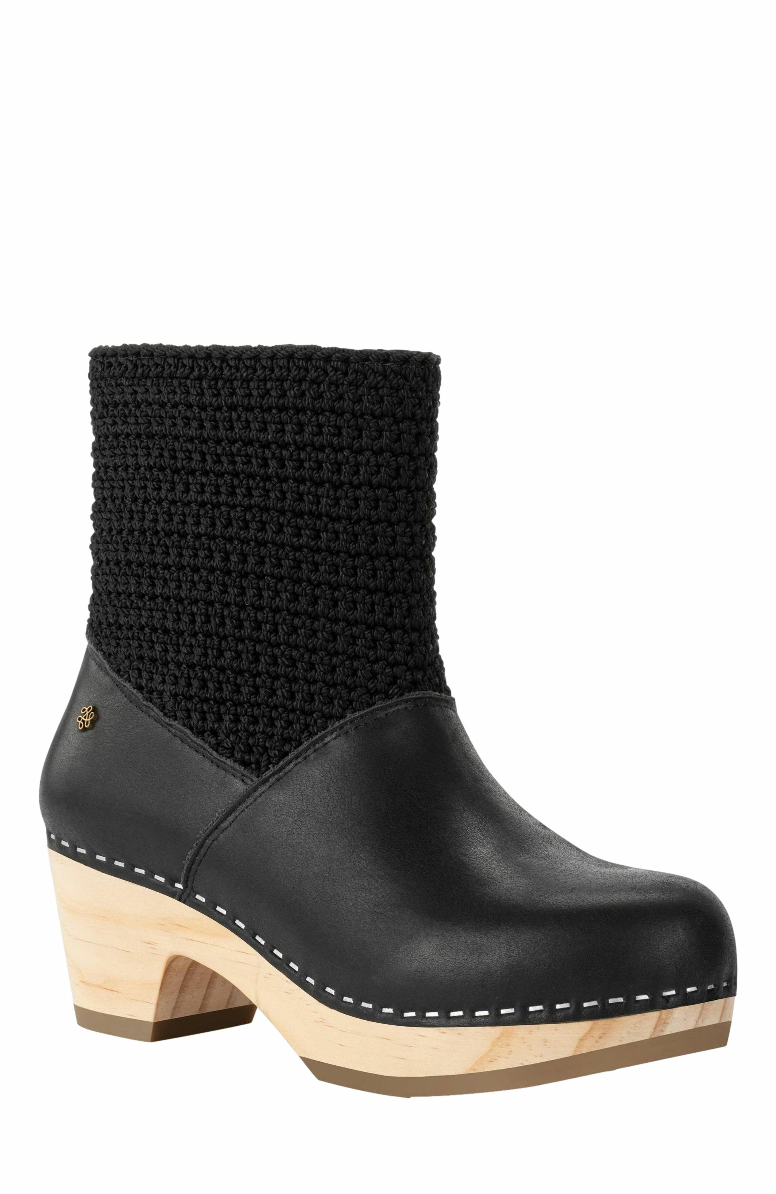 The Sak Paloma Clog Boots, Alternate, color, Black