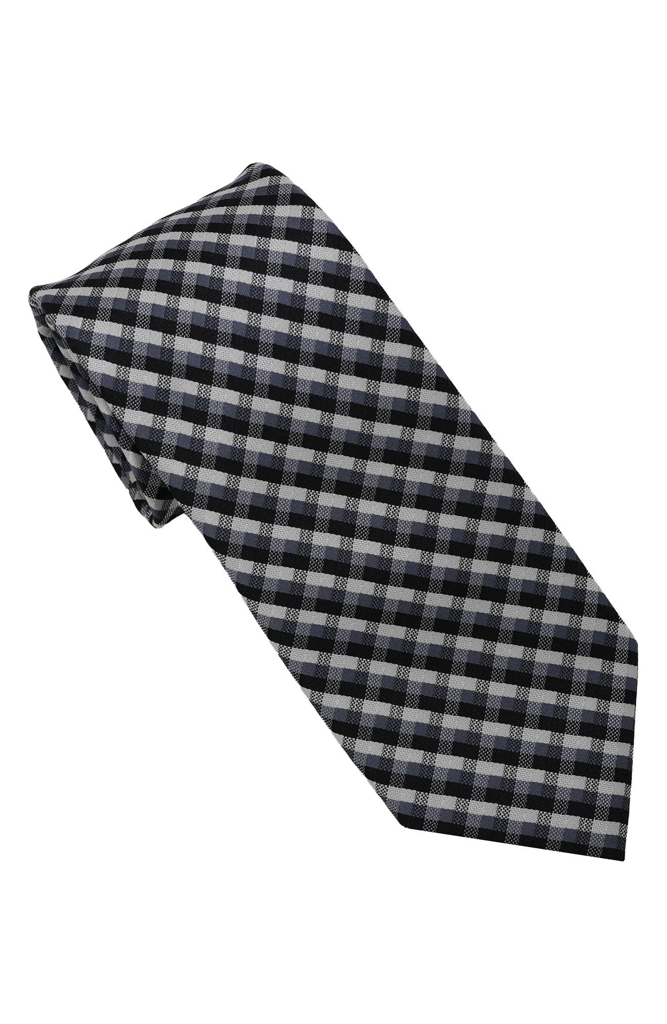 KARL LAGERFELD PARIS Gingham Print Tie