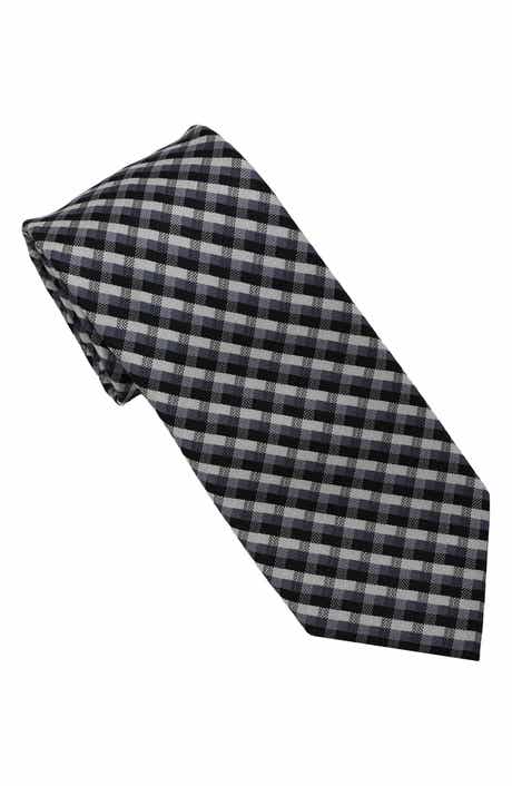 KARL LAGERFELD PARIS Gingham Print Tie