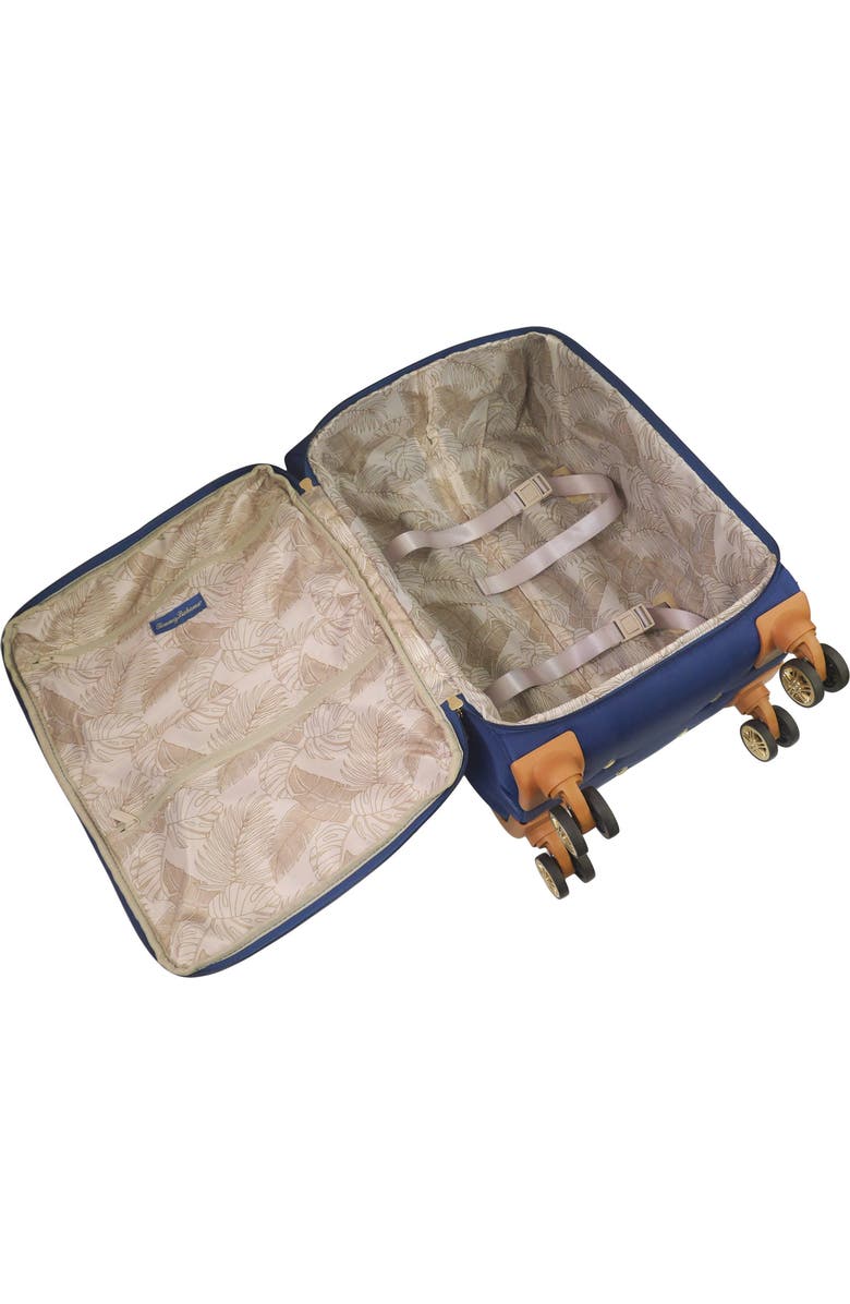 Tommy Bahama 22-Inch Softside Carry-On Spinner Luggage, Alternate, color, Navy