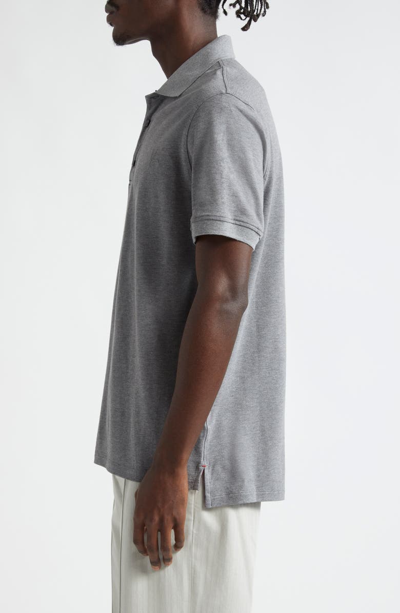 ISAIA The Logo Polo, Alternate, color, Grey