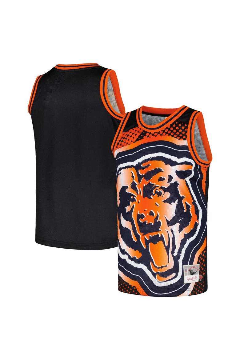 Men's Mitchell & Ness Black Chicago Bears Big Face 7.0 Fashion Tank Top, Main, color, Navy