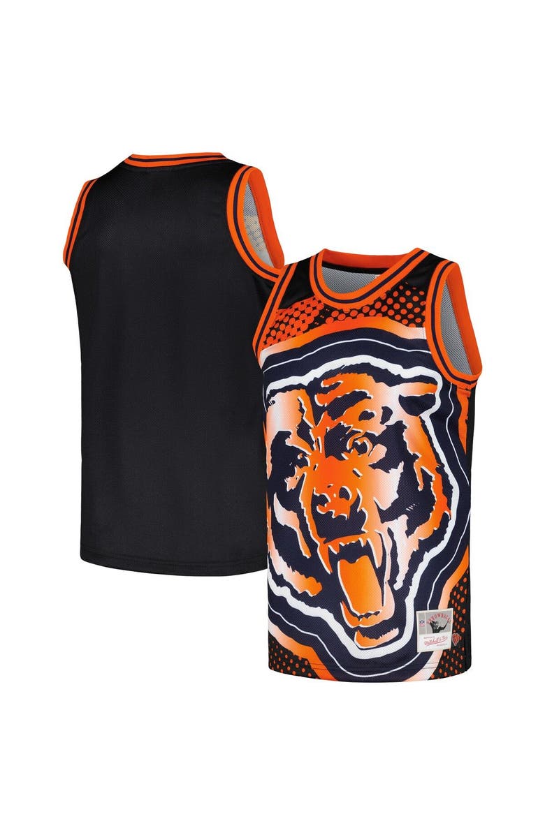 Mitchell & Ness Men's Mitchell & Ness Black Chicago Bears Big Face 7.0 Fashion Tank Top, Main, color, Navy