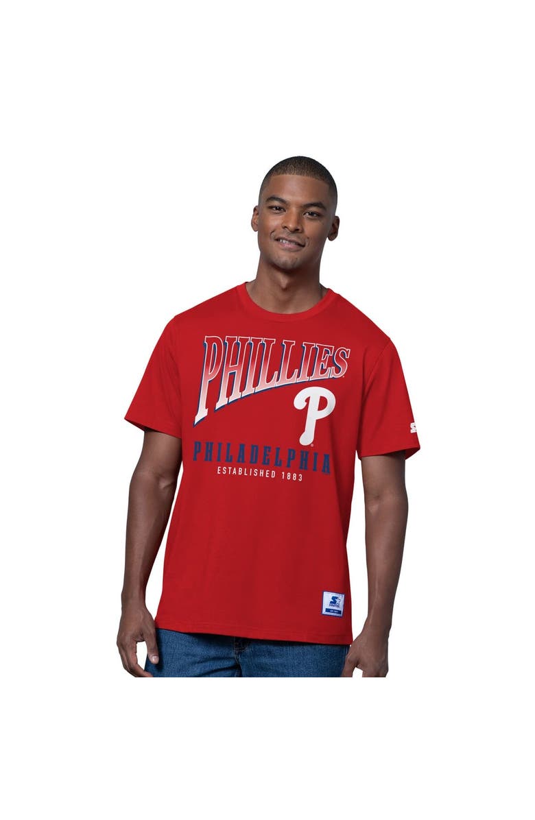 STARTER Men's Starter  Red/Heather Gray Philadelphia Phillies Two-Pack T-Shirt Set, Alternate, color, Red