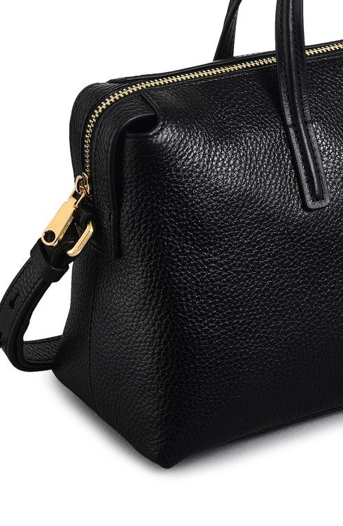 Radley Eastcastle Street Pebbled Leather Crossbody Bag In Black