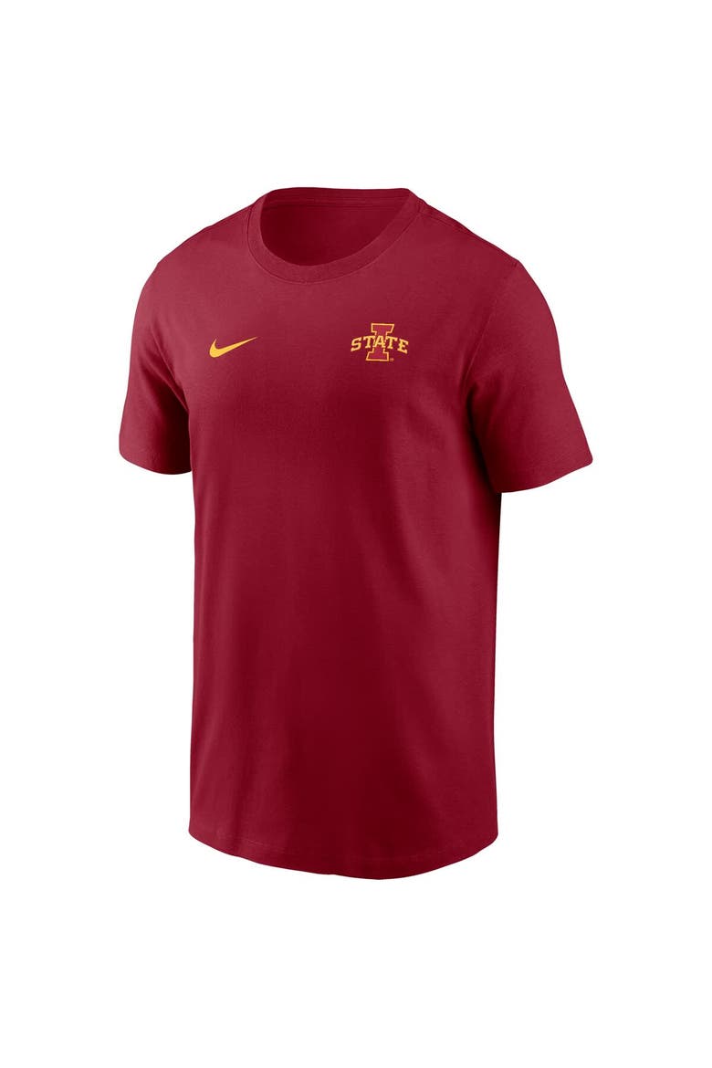 Men's Nike Cardinal Iowa State Cyclones 2025 Sideline Legend Performance T-Shirt, Alternate, color, Cardinal