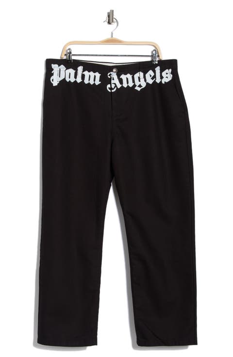 Logo Cotton Pants