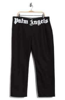 Palm Angels Logo Cotton Pants