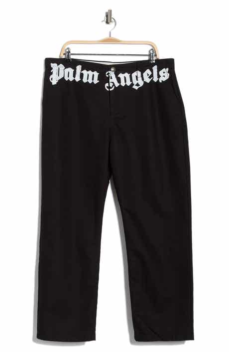 Palm Angels Logo Cotton Pants