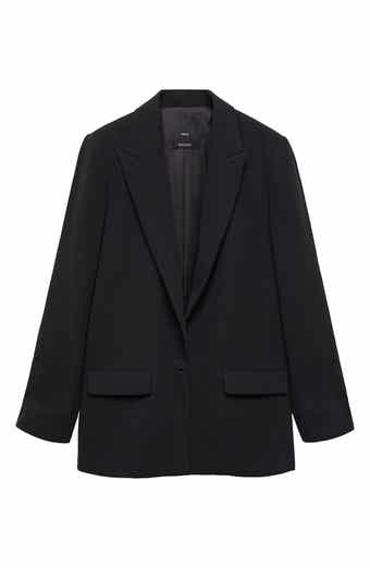 MANGO Single Breasted Suit Blazer