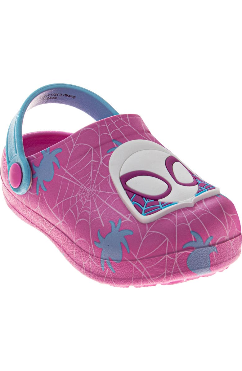 Spider-Man Spider Clogs, Main, color, Pink Blue