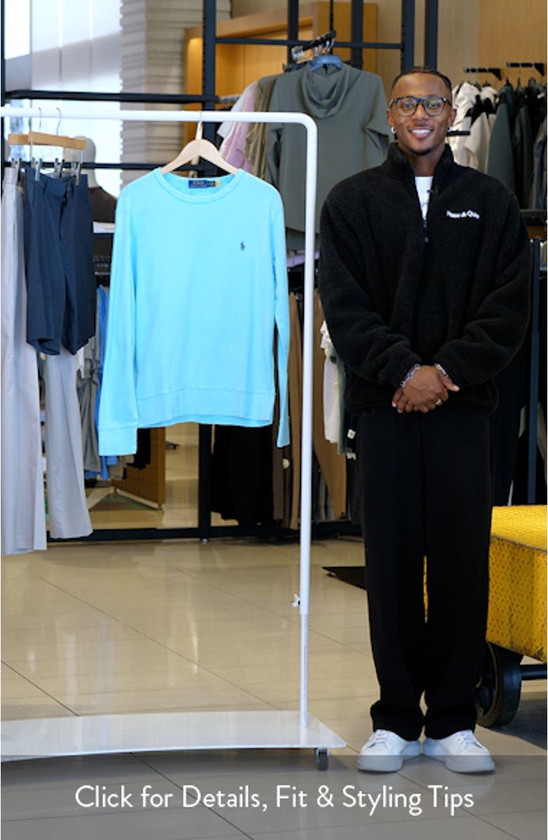 Spa French Terry Sweatshirt, sales video thumbnail