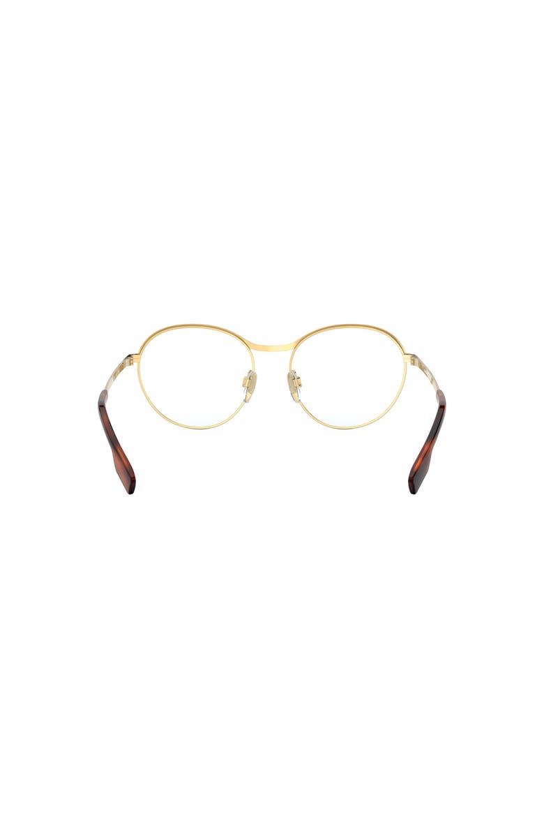 Burberry 53mm Round optical glasses, Alternate, color, Beige