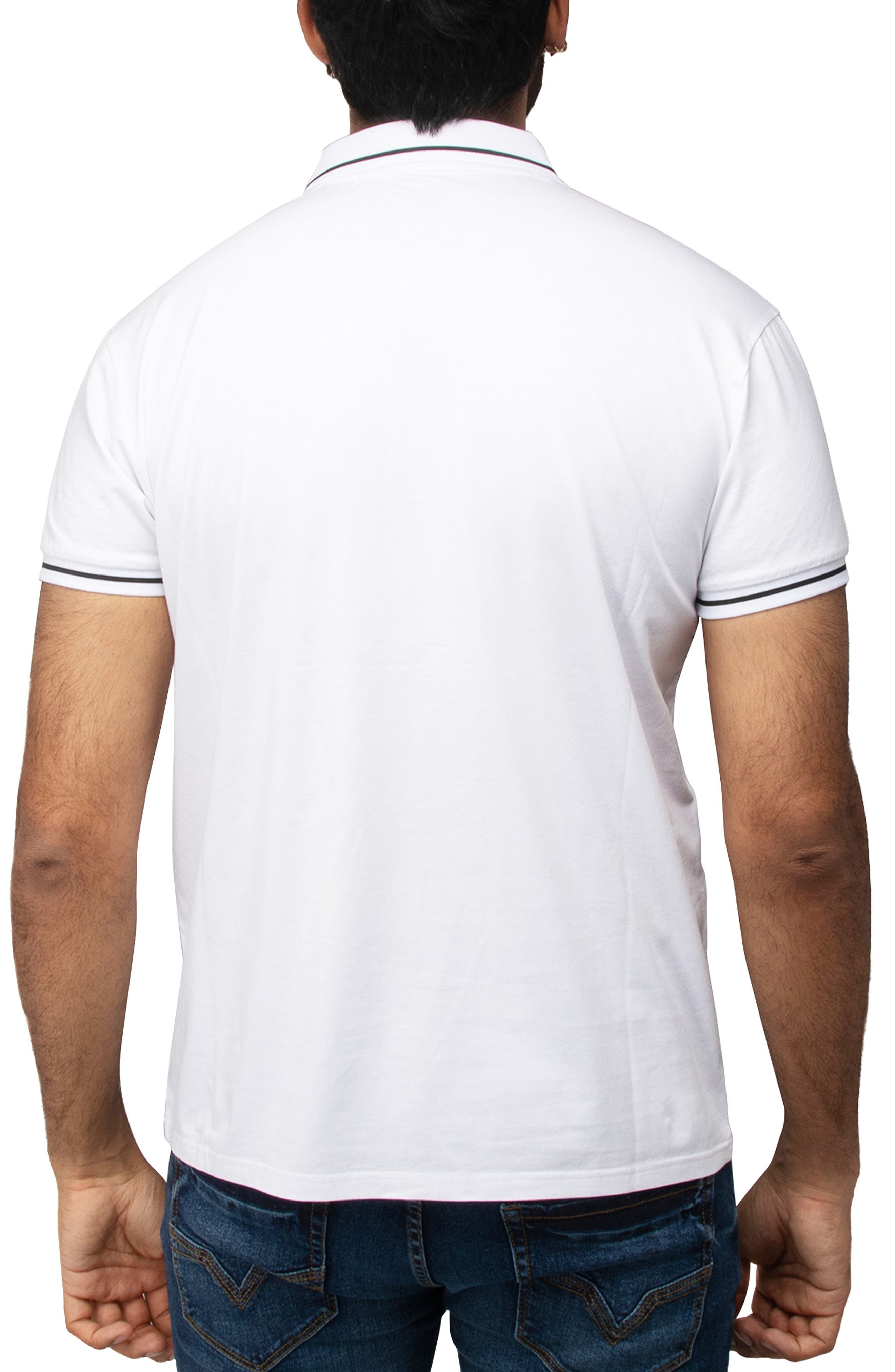 Pipe Trim Knit Polo - image 2