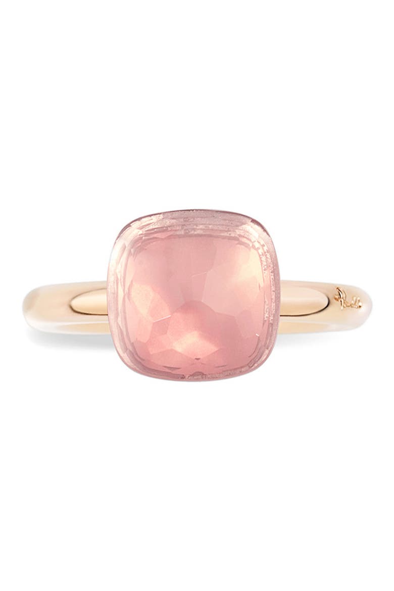 Nudo Classic Ring, Alternate, color, WHITE/ ROSE GOLD/ ROSE QUARTZ