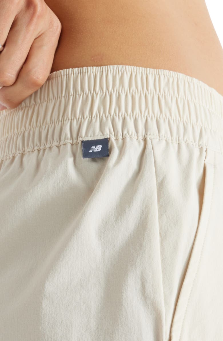 New Balance 3-Inch Woven Stretch Nylon Shorts, Alternate, color, Linen