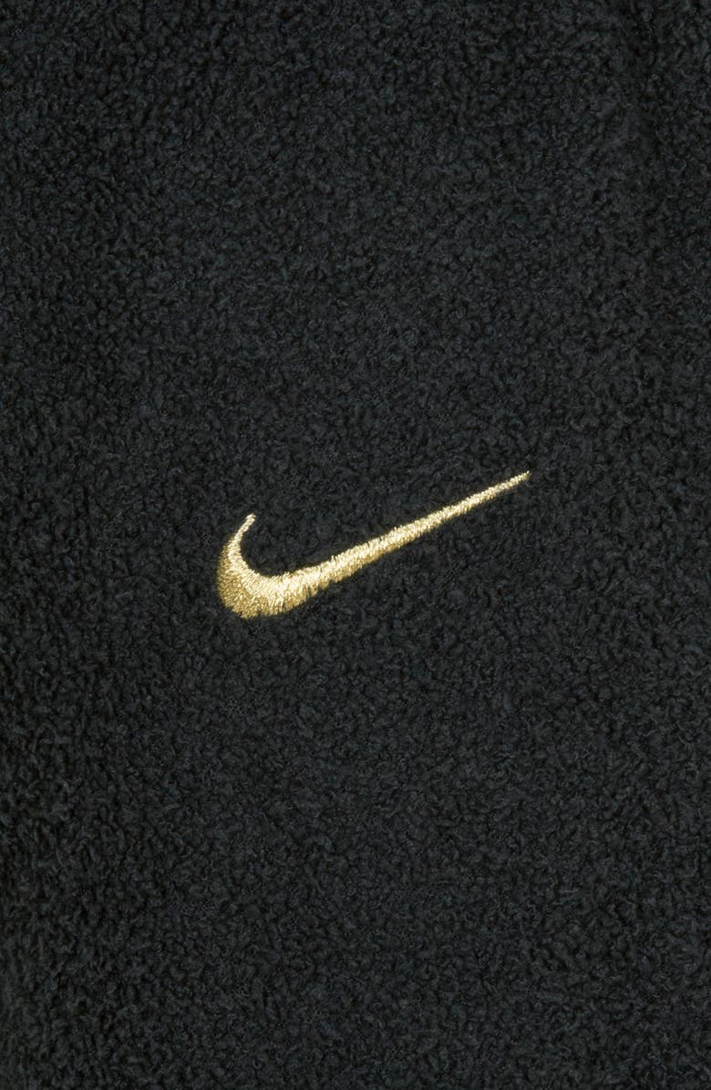 Nike Kids' Swoosh Spirit Teddy Fleece Hoodie & Joggers Set, Alternate, color, Black