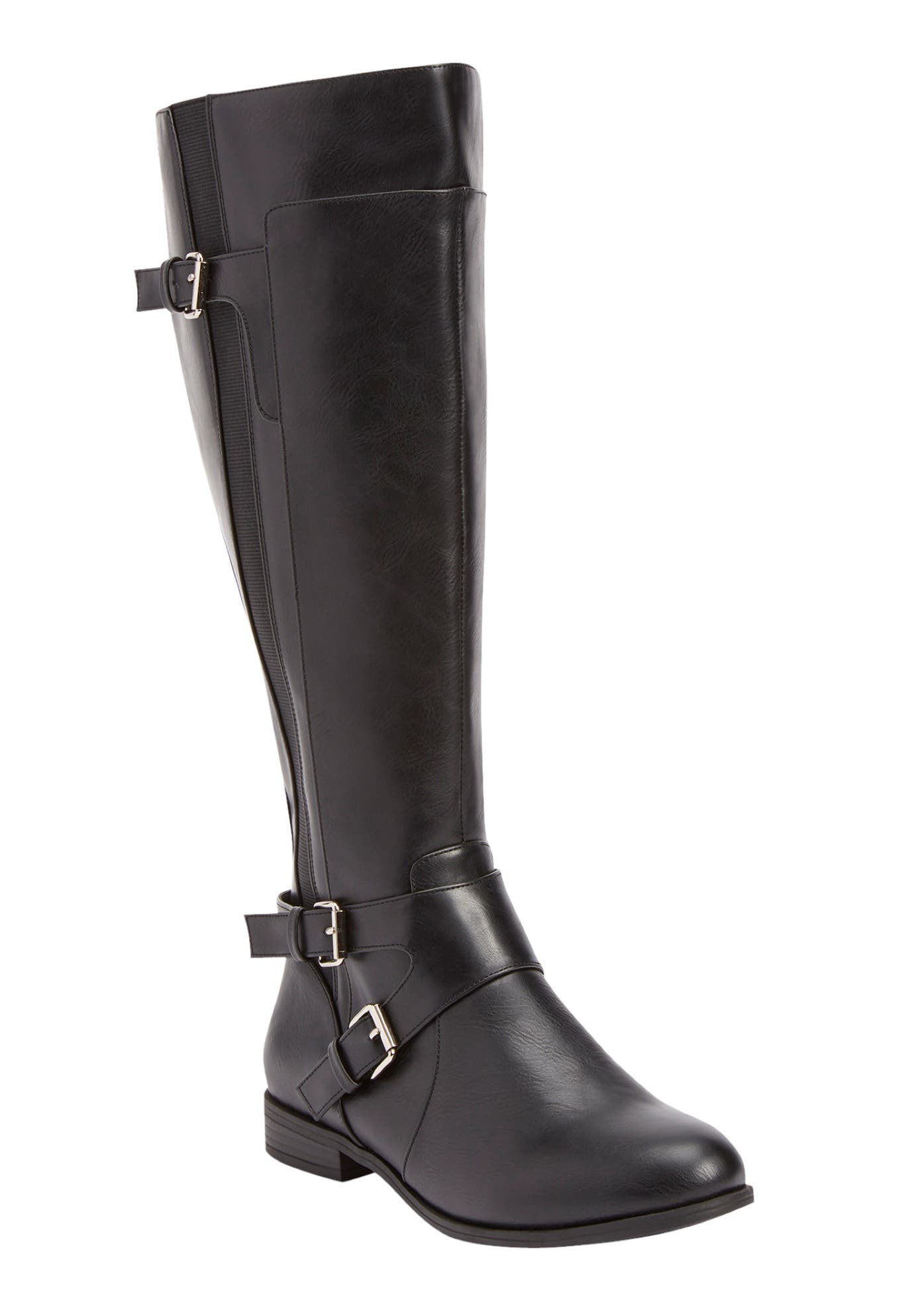 Comfortview The Whitley Tall Wide Calf Boot, Main, color, Black