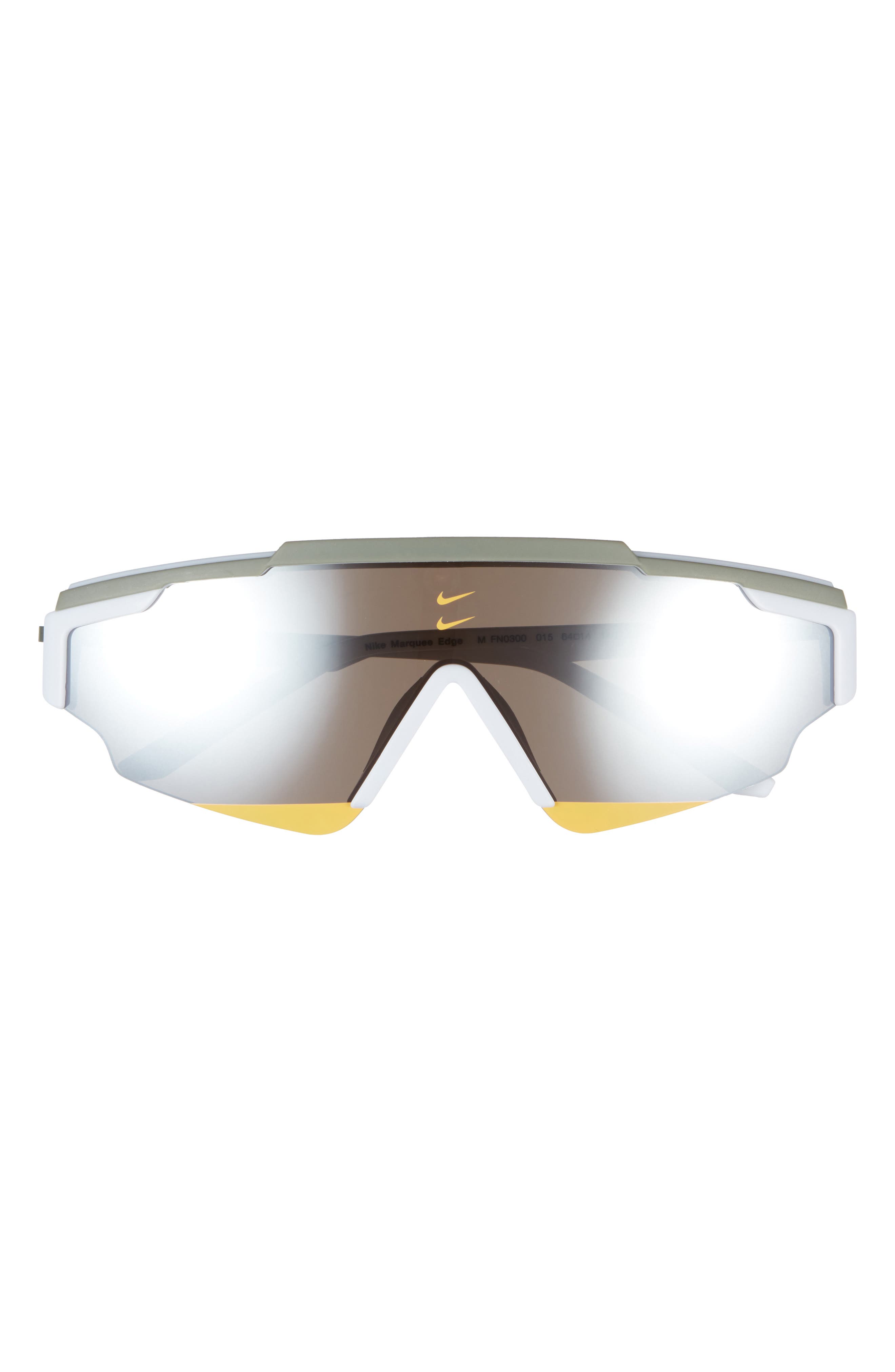 Nike Marquee Edge 64mm Oversize Shield Sunglasses