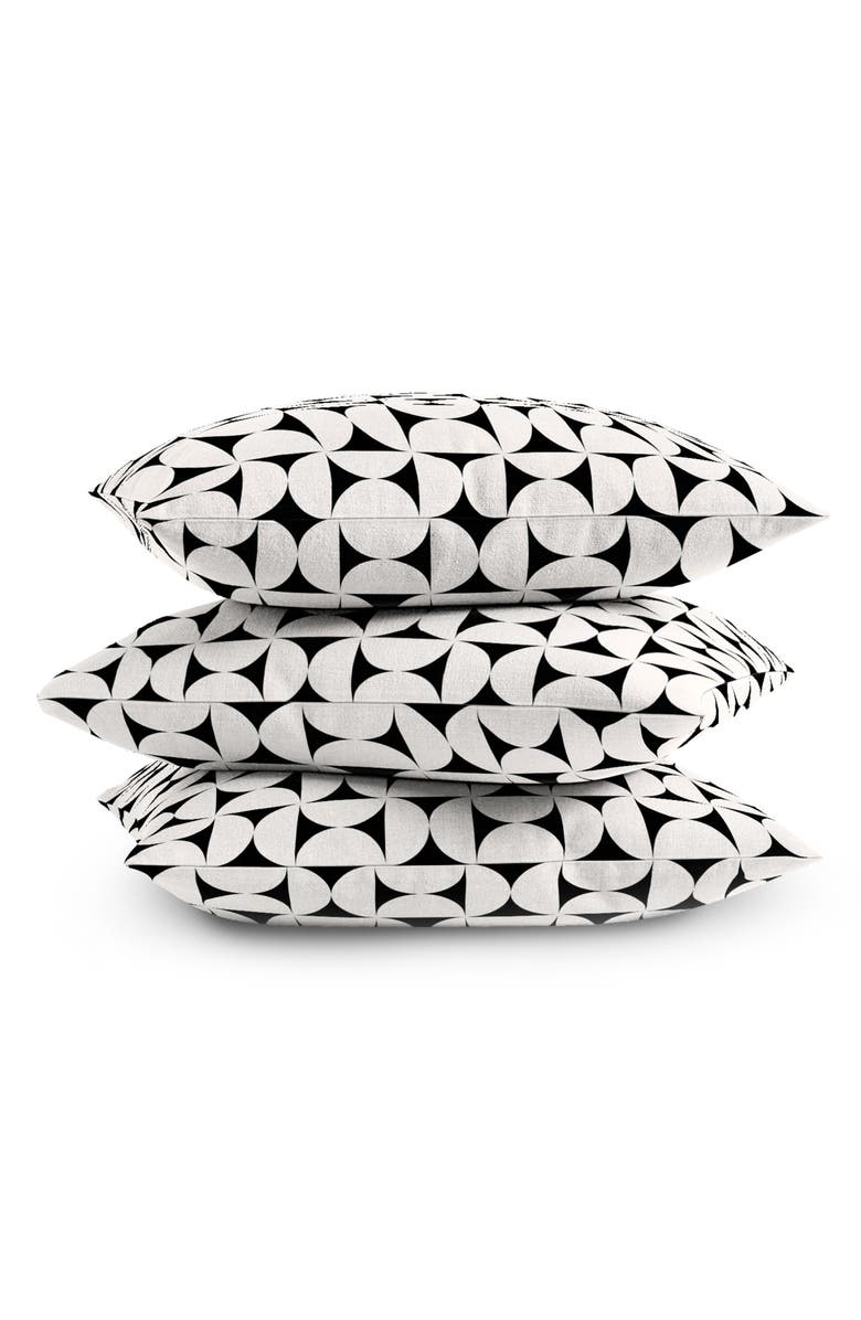 Deny Designs Geometric Square Throw Pillow, Alternate, color, White