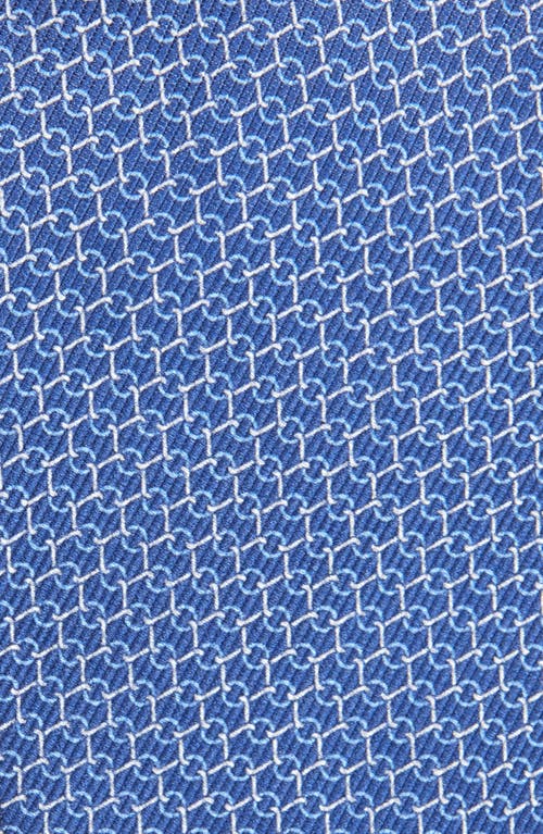 David Donahue Silk Tie In Navy