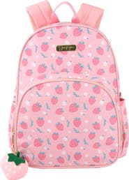 Jessica Simpson Strawberry Print Nylon Backpack