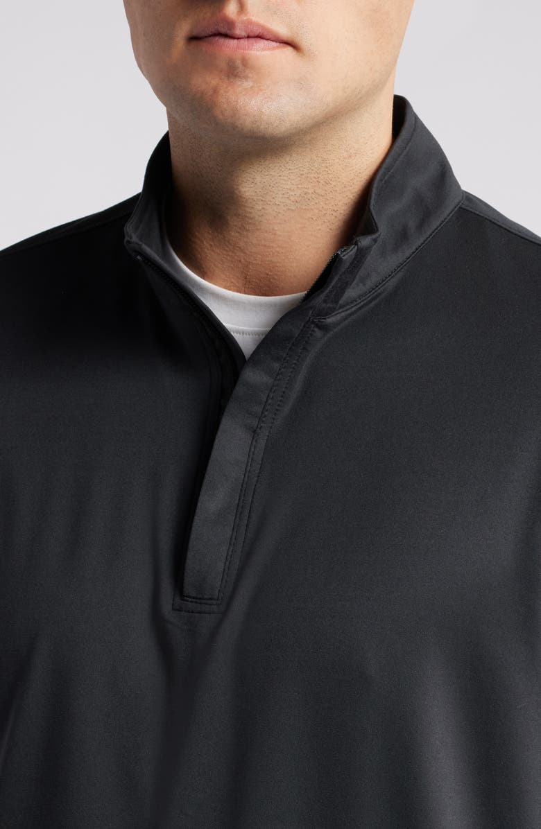 Swannies McKinnon Quarter Zip Golf Pullover, Alternate, color, Black