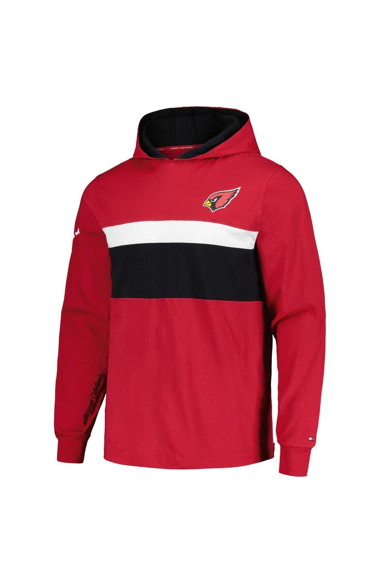 Tommy Hilfiger Men's Tommy Hilfiger  Cardinal Arizona Cardinals Morgan Long Sleeve Hoodie T-Shirt, Alternate, color, Cardinal