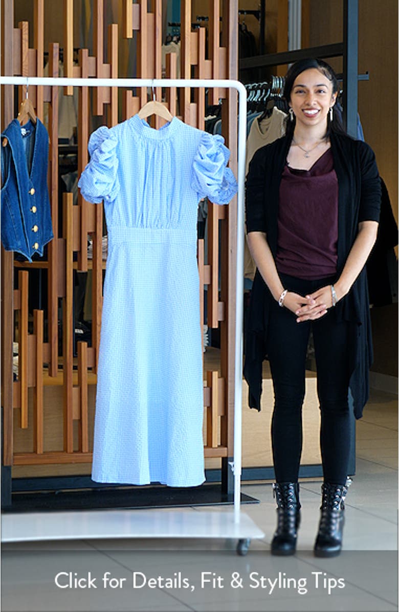 Open Back Puff Sleeve Maxi Dress, sales video thumbnail