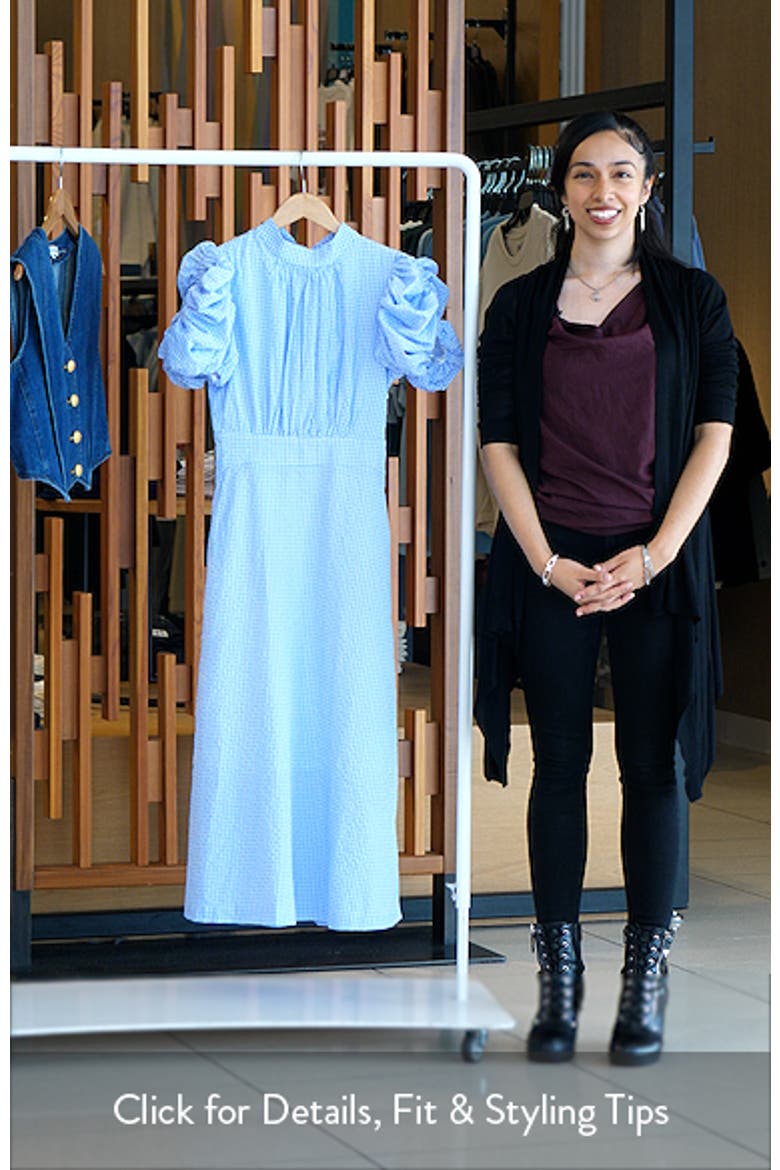 Open Back Puff Sleeve Maxi Dress video