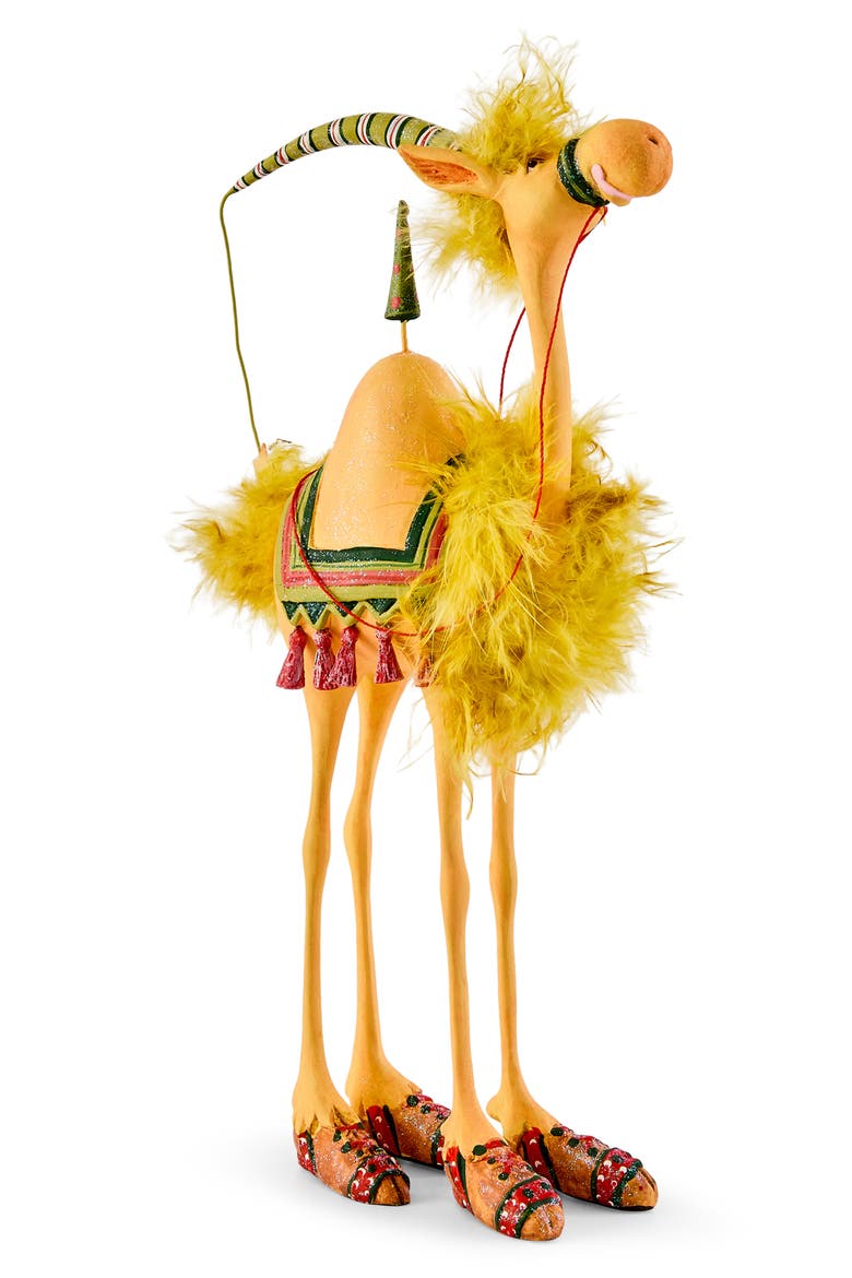 Patience Brewster Nativity Camel Ornament, Alternate, color, YELLOW