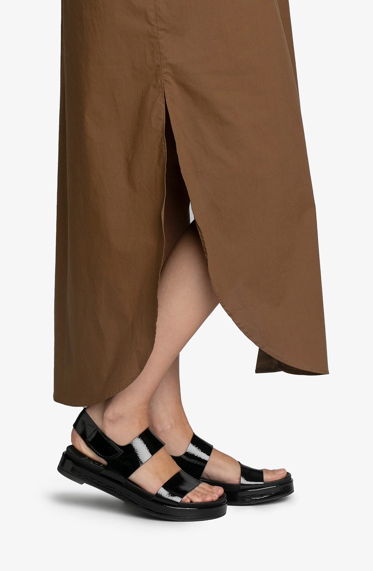 Jamili Leather Sandal, Alternate, color, BLACK CASTORO NAPLACK