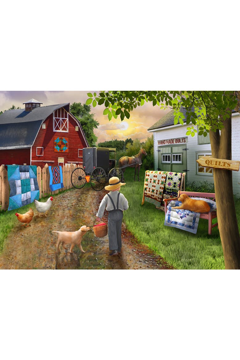 Country Sunset 1000 piece Jigsaw Puzzle for Adults, Alternate, color, Multicolor
