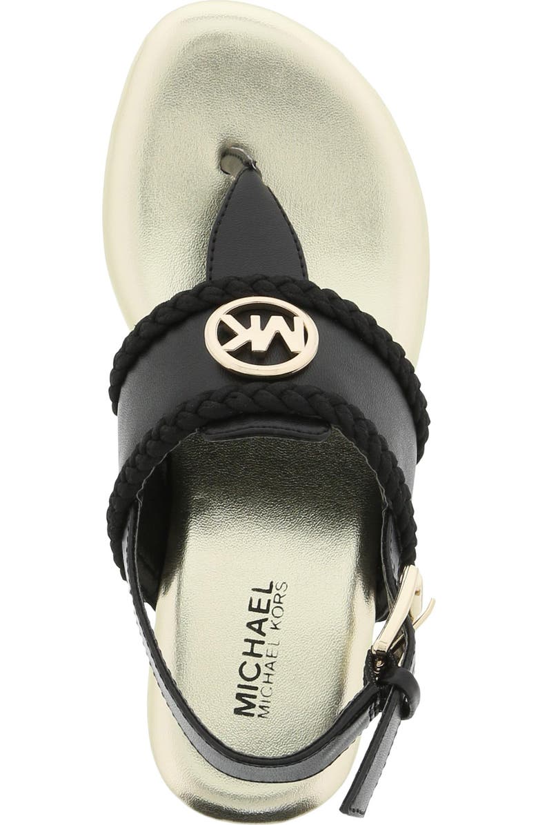 MICHAEL Michael Kors Perry Discover Metallic Thong Sandal, Alternate, color,