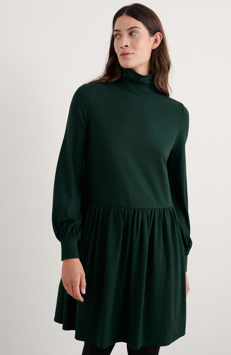 Seasalt Cornwall Elinora Turtleneck Long Sleeve Dress, Alternate, color, 