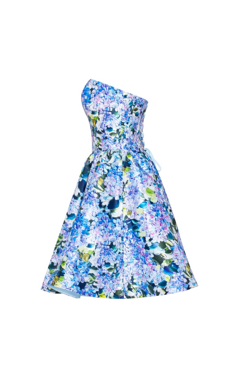 Milla Hydrangea Corset Mini Dress, Alternate, color, Hydrangea