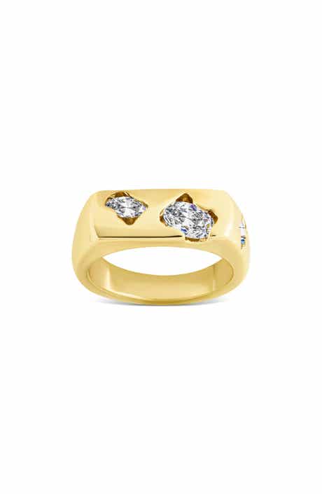Sterling Forever Selwyn Cubic Zirconia Statement Ring