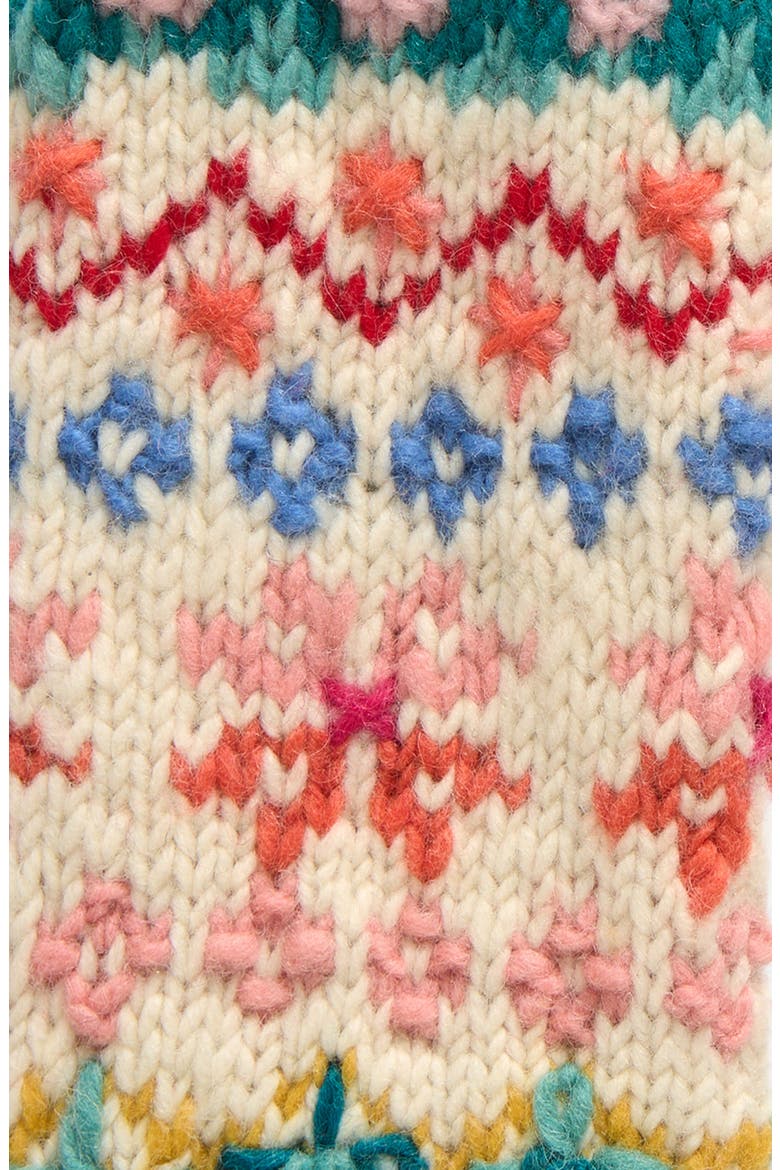 River Hand Knit Wool Mittens, Alternate, color, NATURAL