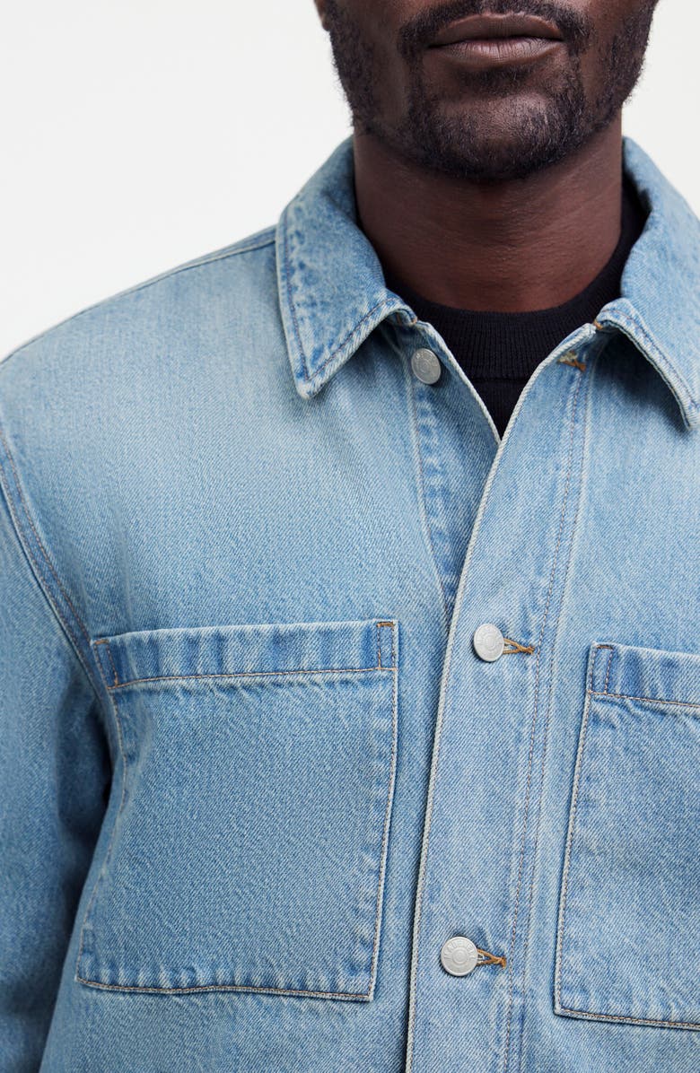 Madewell Denim Shirt Jacket, Alternate, color,