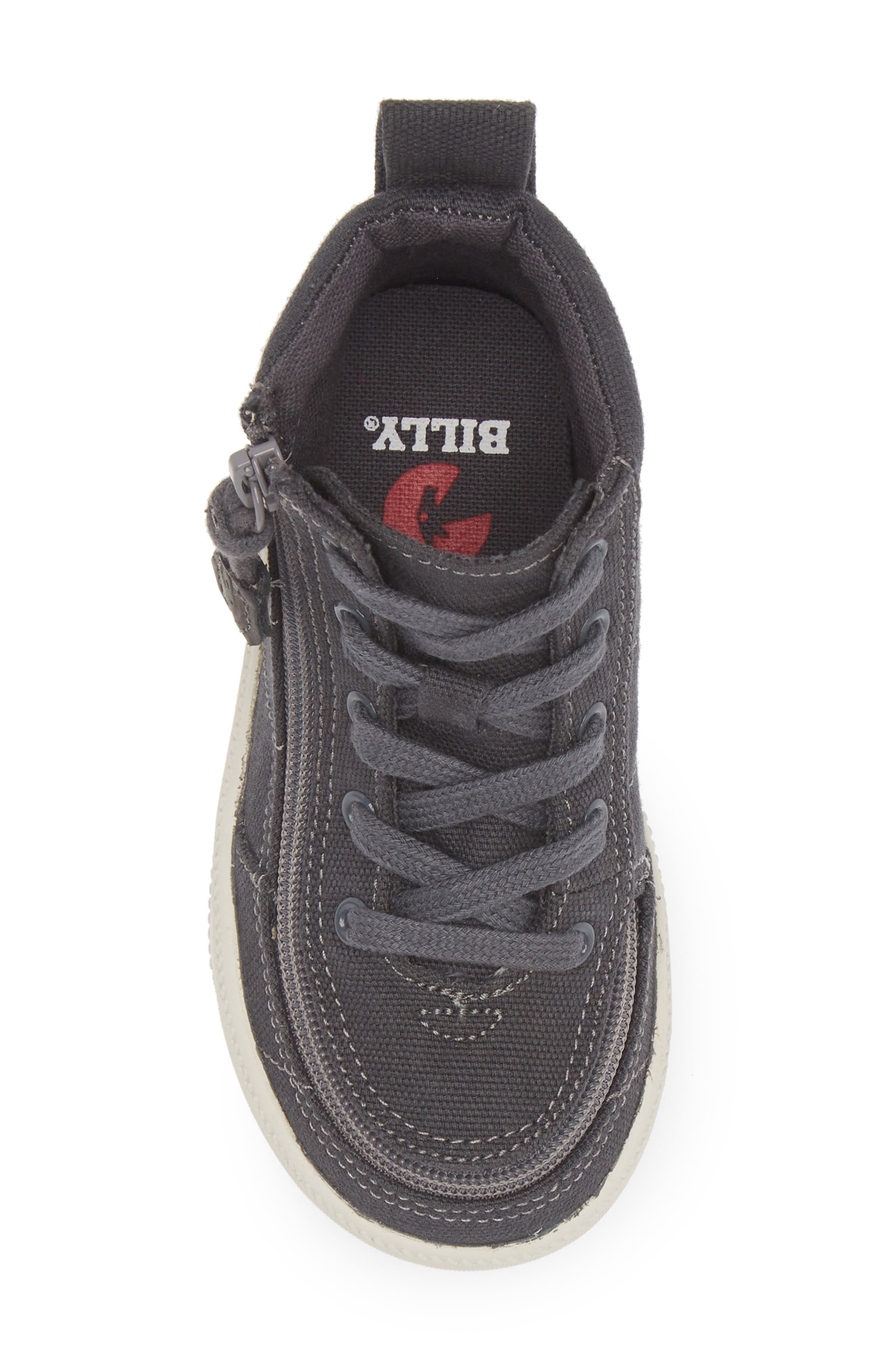 Kids' Classic High Top Sneaker, Alternate, color, CHARCOAL/WHITE
