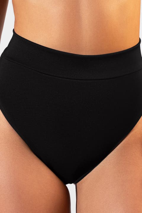 High Cut Adjustable Smoothing Bikini Bottoms