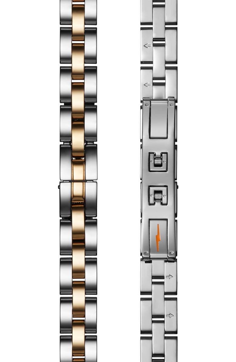 Shinola 'The Birdy' Bracelet Watch, 34mm, Alternate, color, White