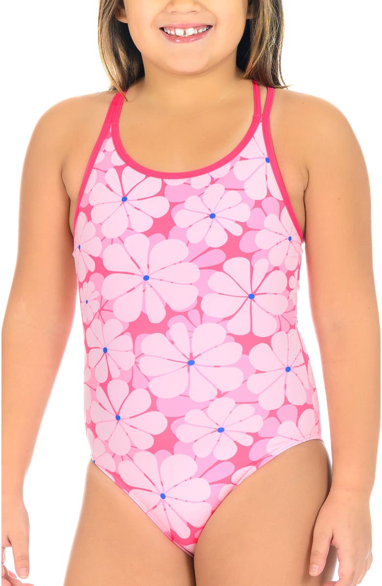 Destira In Bloom Strappy One Piece Swimsuit, Main, color, In Bloom