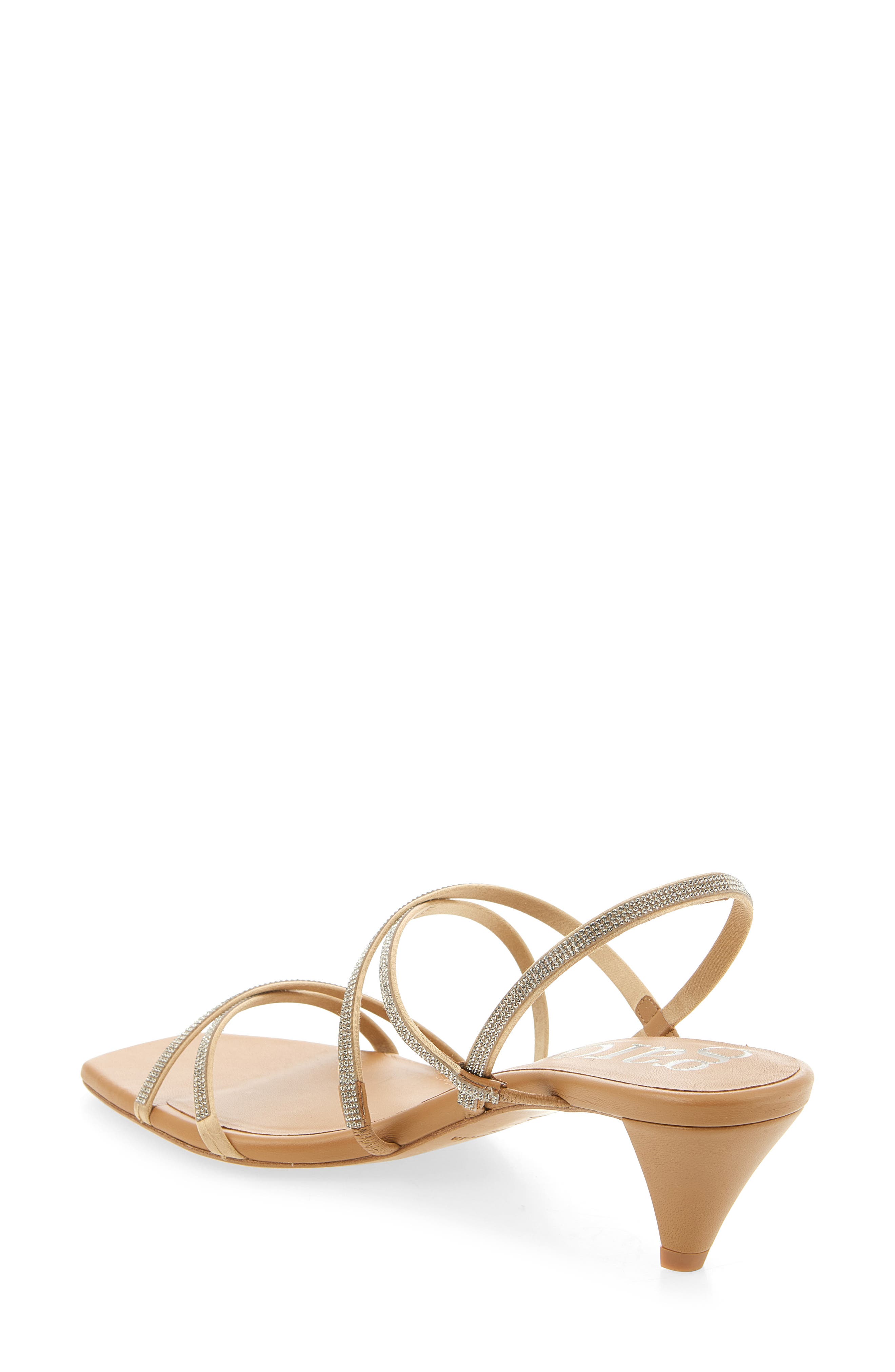 Pedro Garcia Aday Slingback Sandal, Alternate, color, Brulee Satin