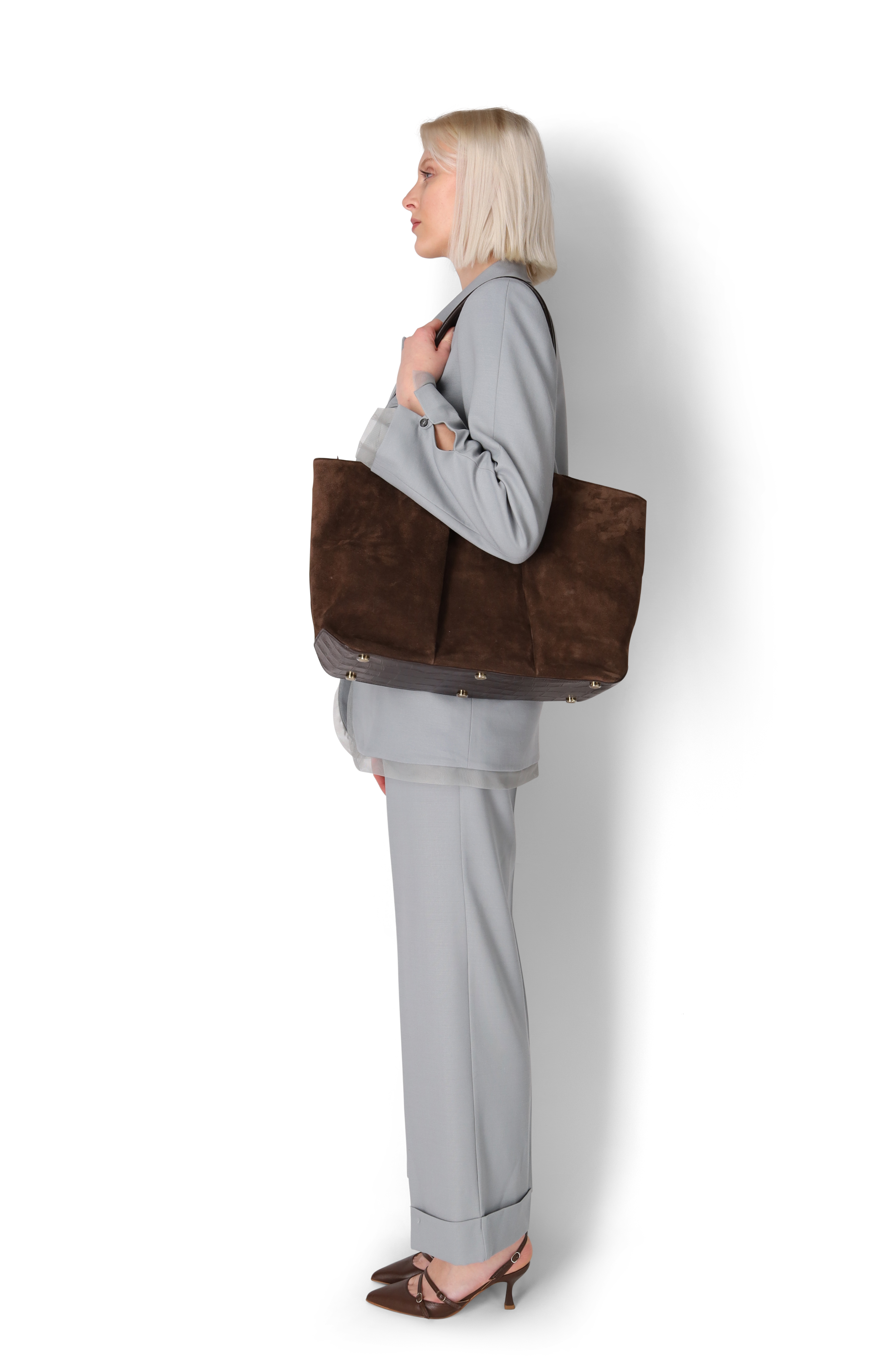 Horizon Leather Tote Bag, Alternate, color, Espresso