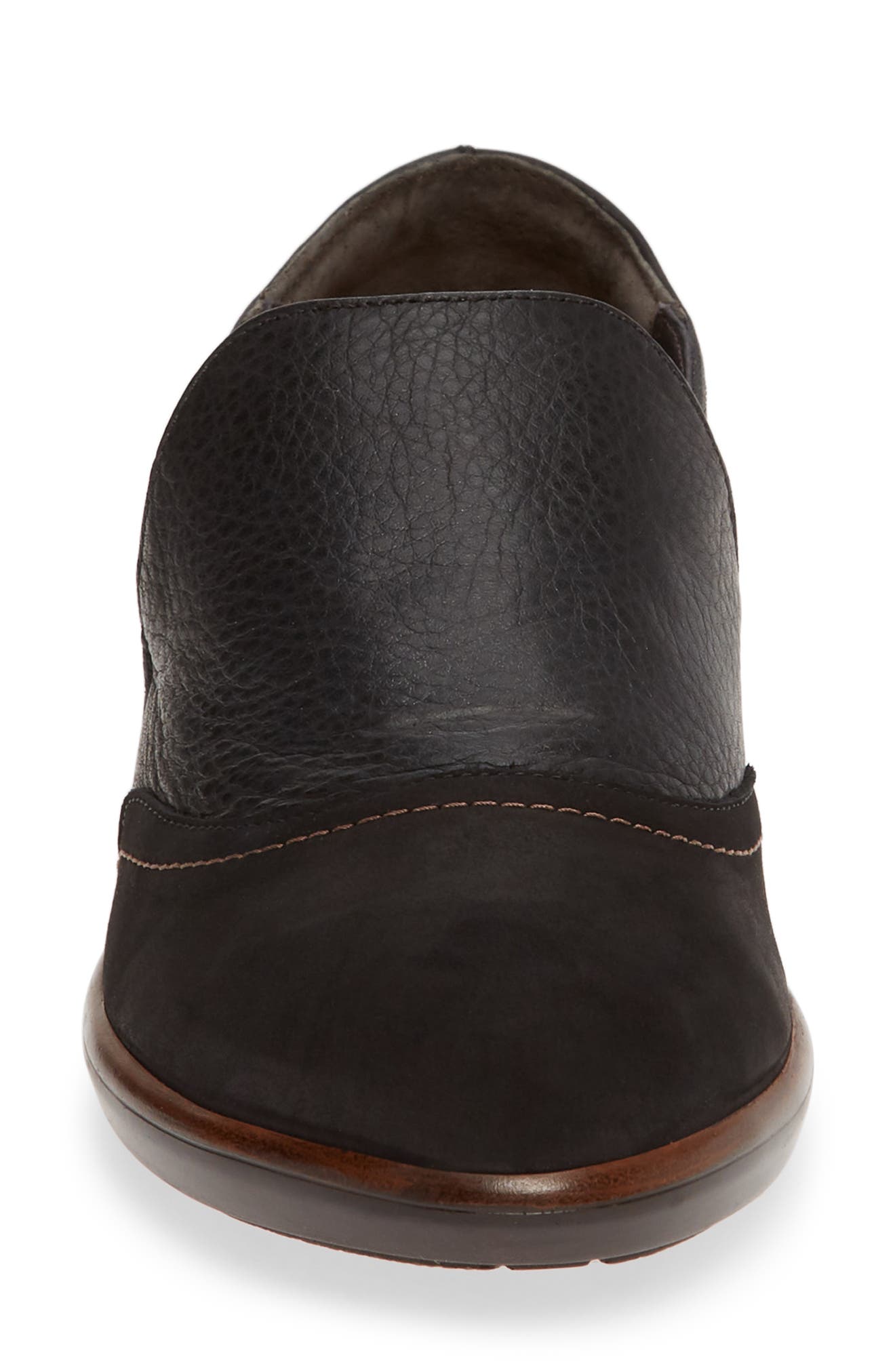 Naot Angin Loafer, Alternate, color, Black/ Coal Leather